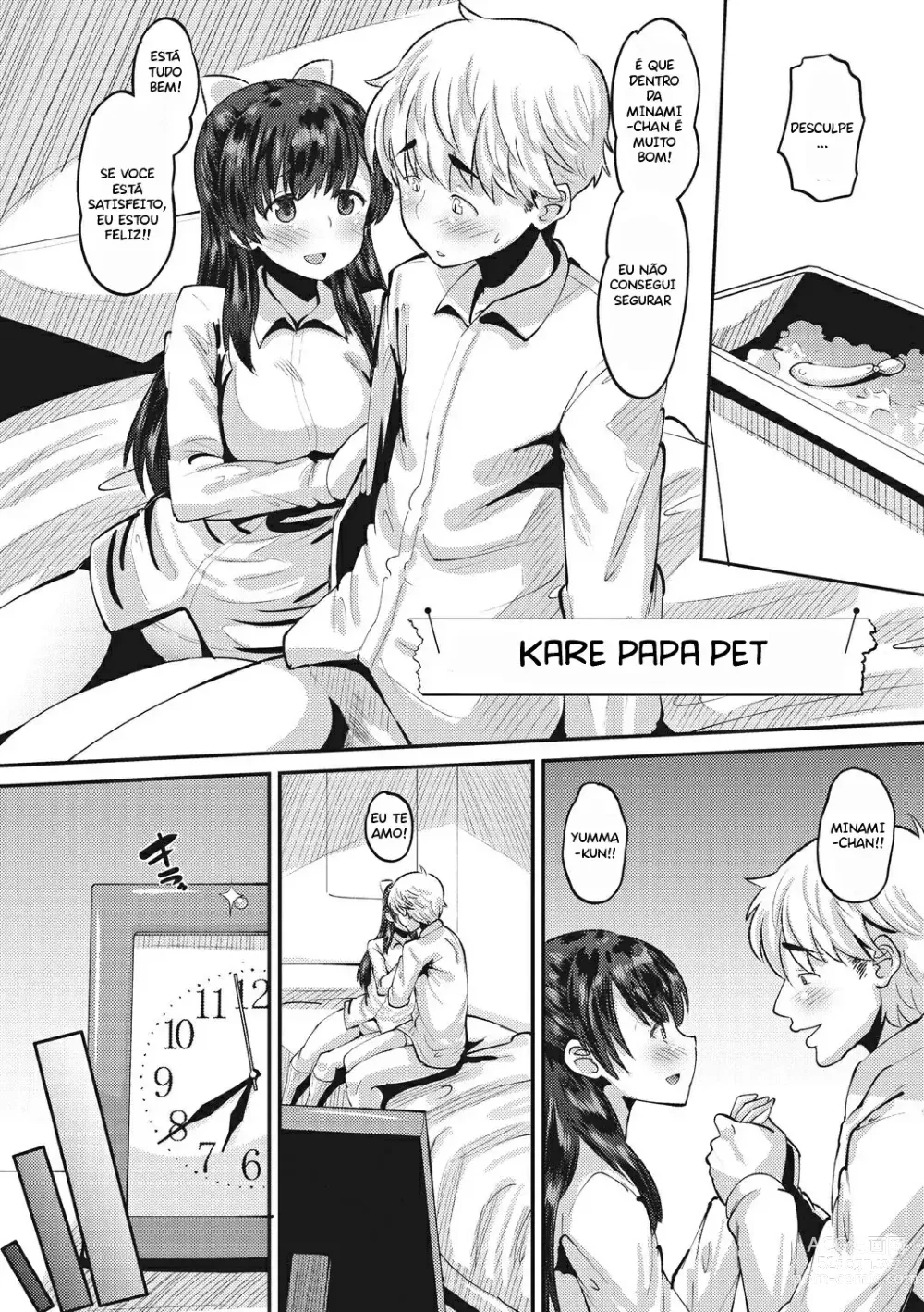 Page 3 of doujinshi Mesukan Kareshi ni Zettai Ienai, Kare Papa Tanetsuke Nama Koubi Ch. 1-3