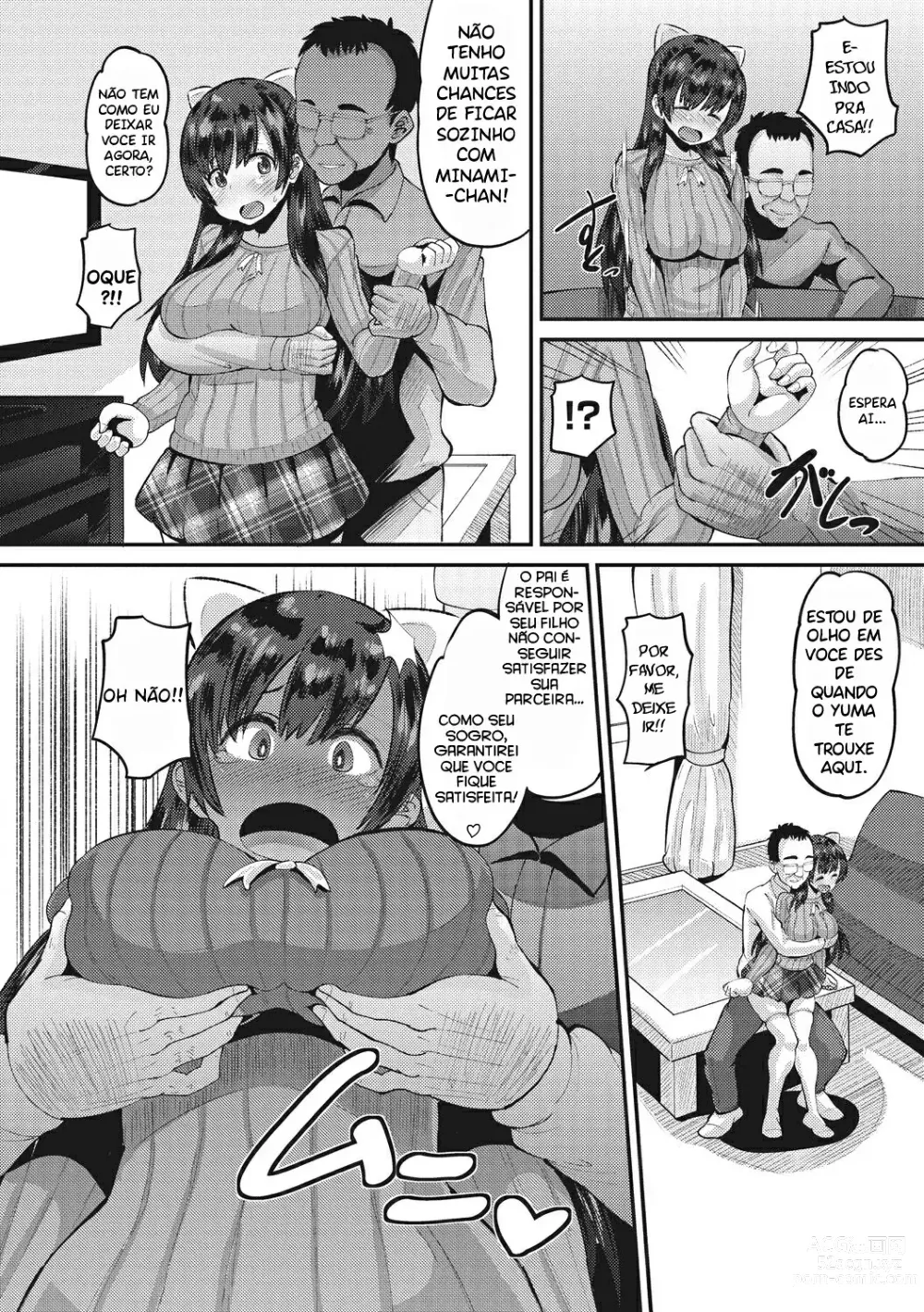 Page 7 of doujinshi Mesukan Kareshi ni Zettai Ienai, Kare Papa Tanetsuke Nama Koubi Ch. 1-3