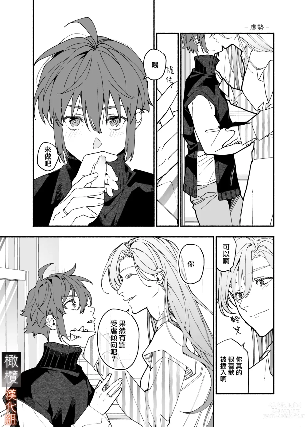 Page 21 of doujinshi 抖M男友无法变得坦率