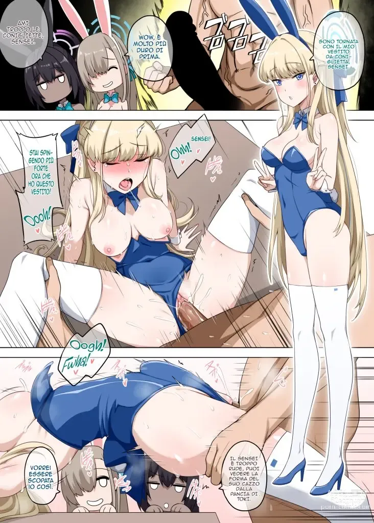 Page 19 of doujinshi Le Conigliette del Sensei (decensored)