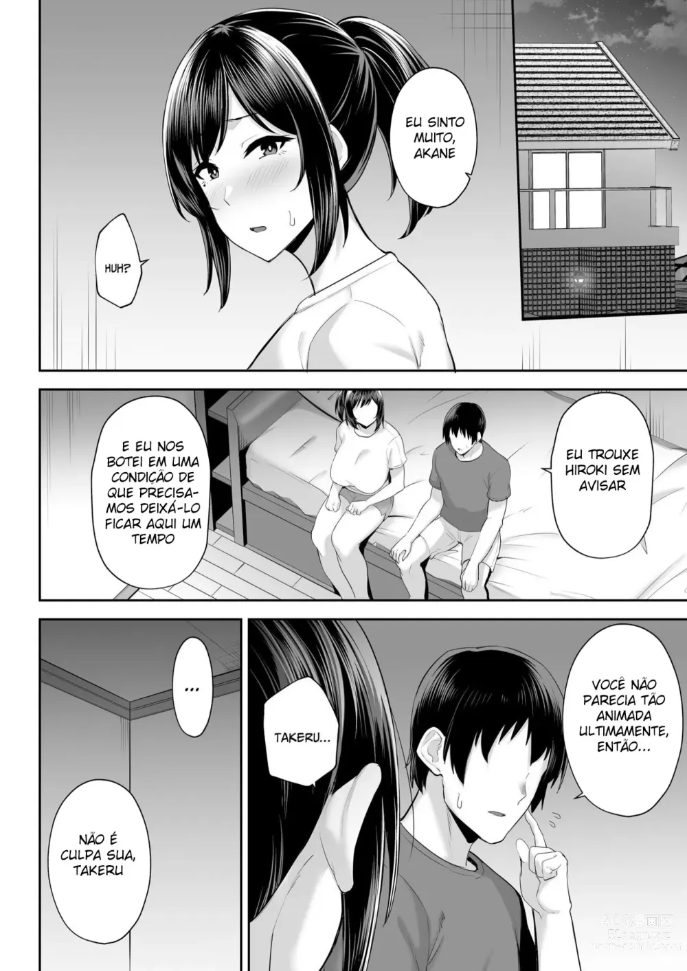 Page 35 of doujinshi Netorareta Bakunyuu Osananajimi Tsuma Akane -Mukashikkara Shinyuu (SeFri) to Yarimakuri Deshita lol-