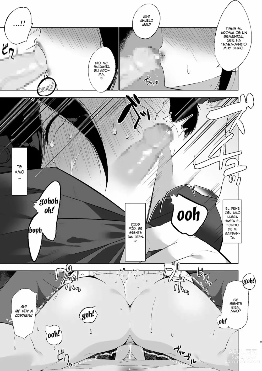 Page 8 of doujinshi Baku Maid Oba-san Kairaku ni Otsu