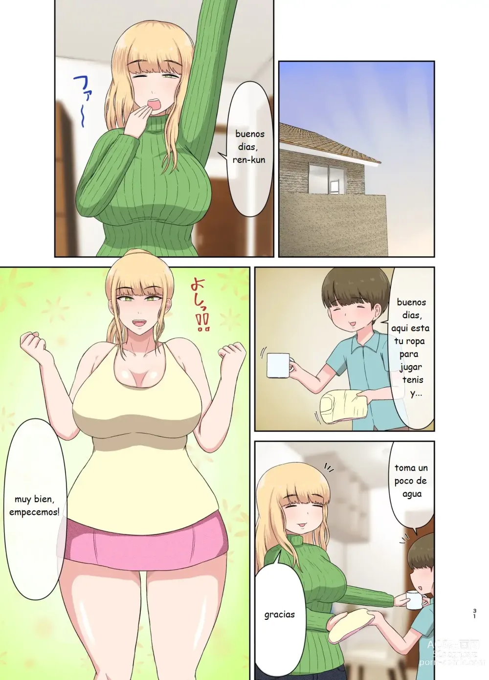 Page 31 of doujinshi Kinpatsu Oba-san no Suiminkan The Spirit of Sleeping Fuck