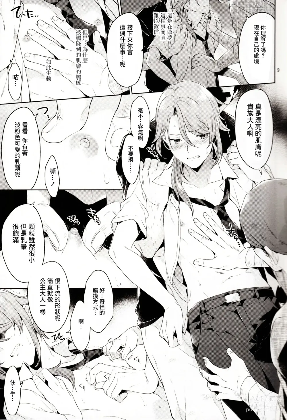 Page 10 of doujinshi Isekai x Rinkan x Kamisato Ayato