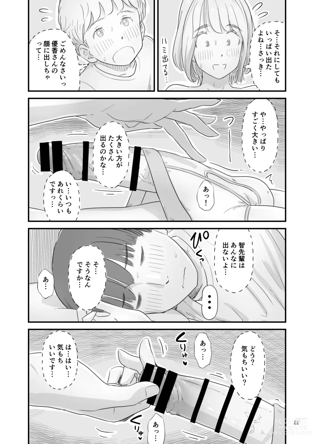 Page 22 of doujinshi Boku no taisetsuna kanojo ga itoko no kyokon shota ni netora re chau! ?