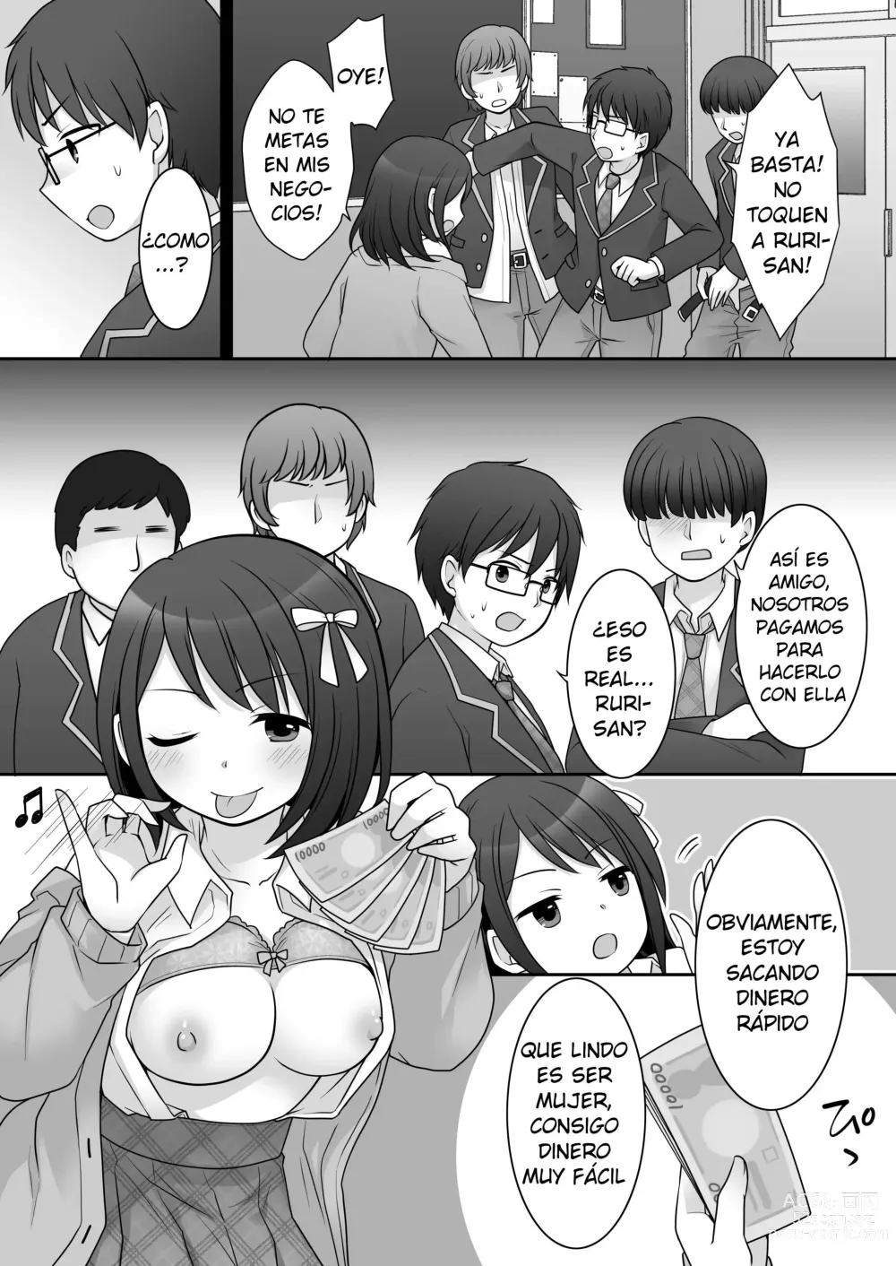 Page 13 of doujinshi Furyou in Kanojo ~Boku no Kanojo no Karada wa Furyou Otoko (Aitsu) ni Nottoraremashita.~