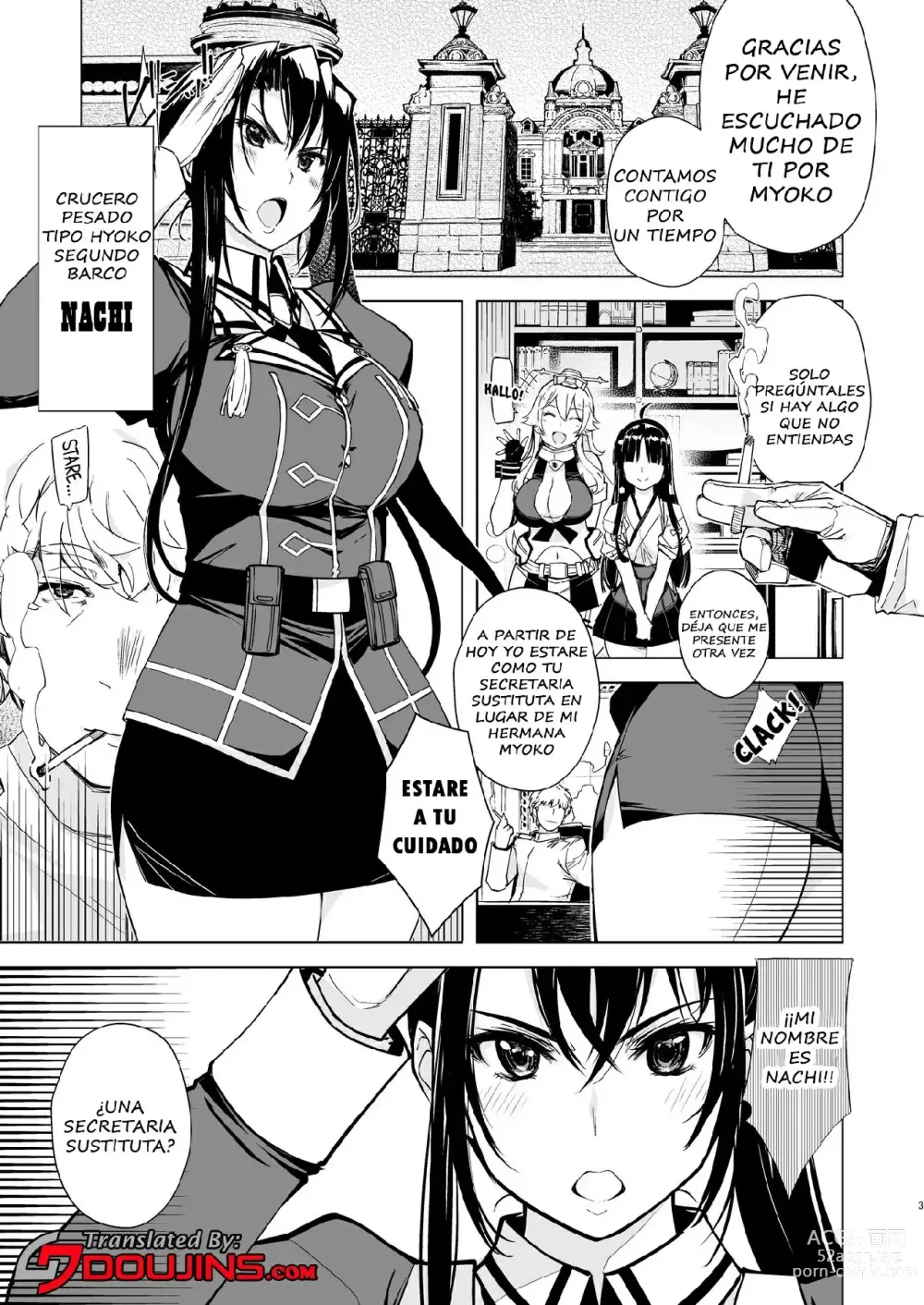 Page 2 of doujinshi Hishokan Kashima no Houkokusho 3