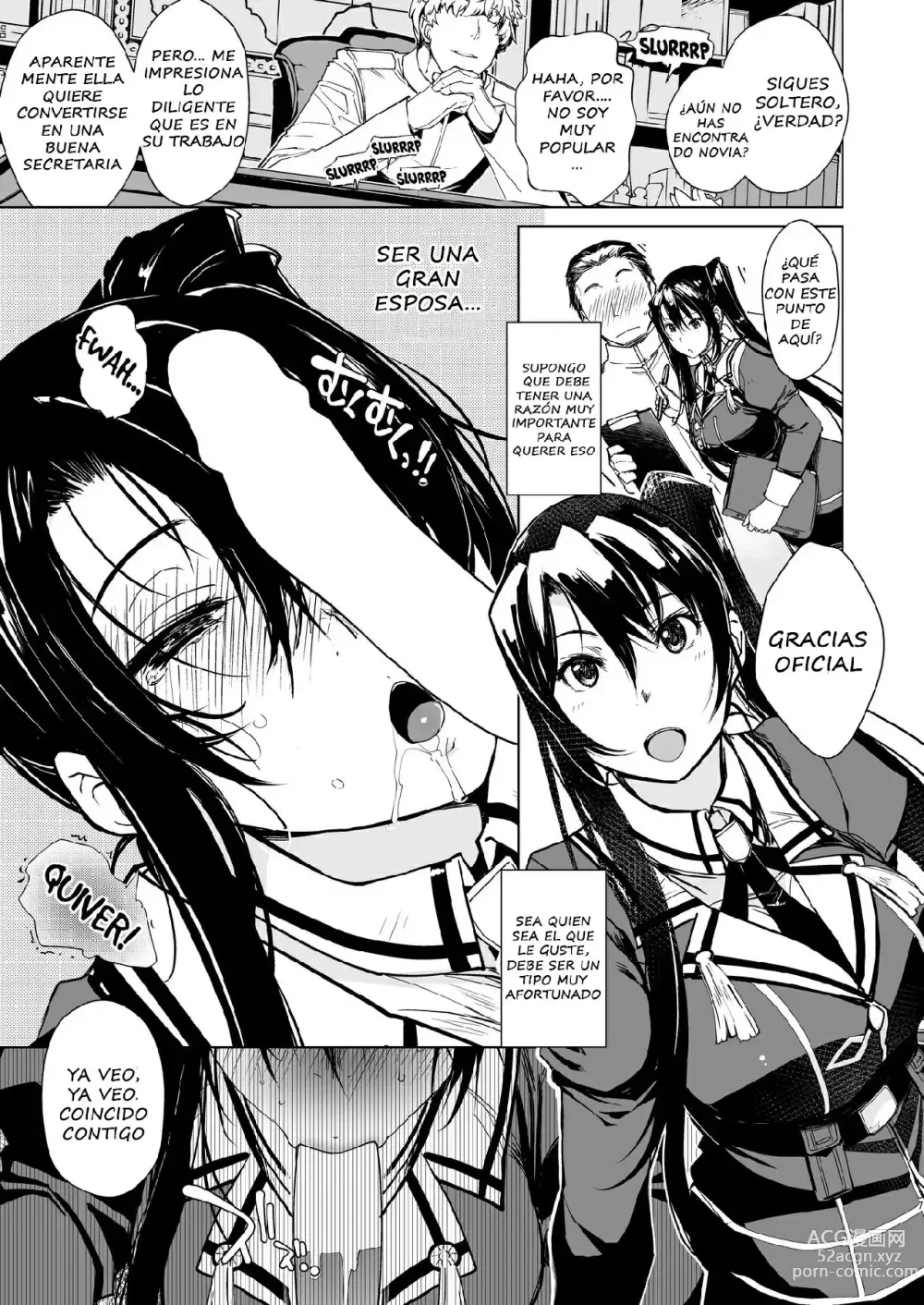 Page 36 of doujinshi Hishokan Kashima no Houkokusho 3