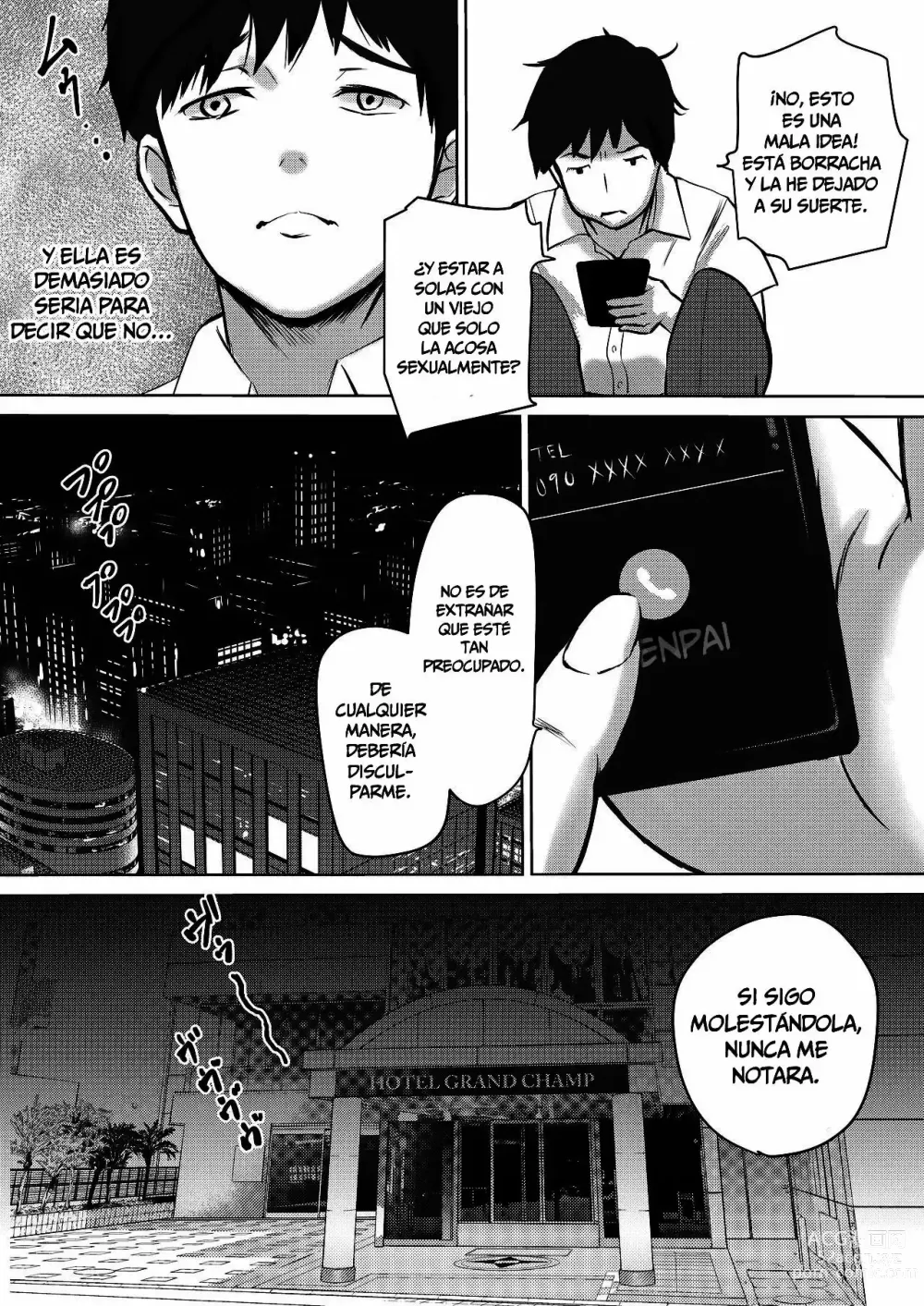 Page 18 of doujinshi Una Senpai Muy Seria en su Trabajo Hace Horas Extra y se Corre Hasta la Mañana