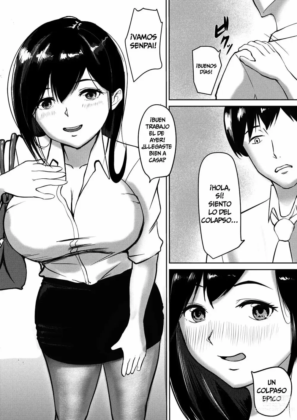 Page 40 of doujinshi Una Senpai Muy Seria en su Trabajo Hace Horas Extra y se Corre Hasta la Mañana