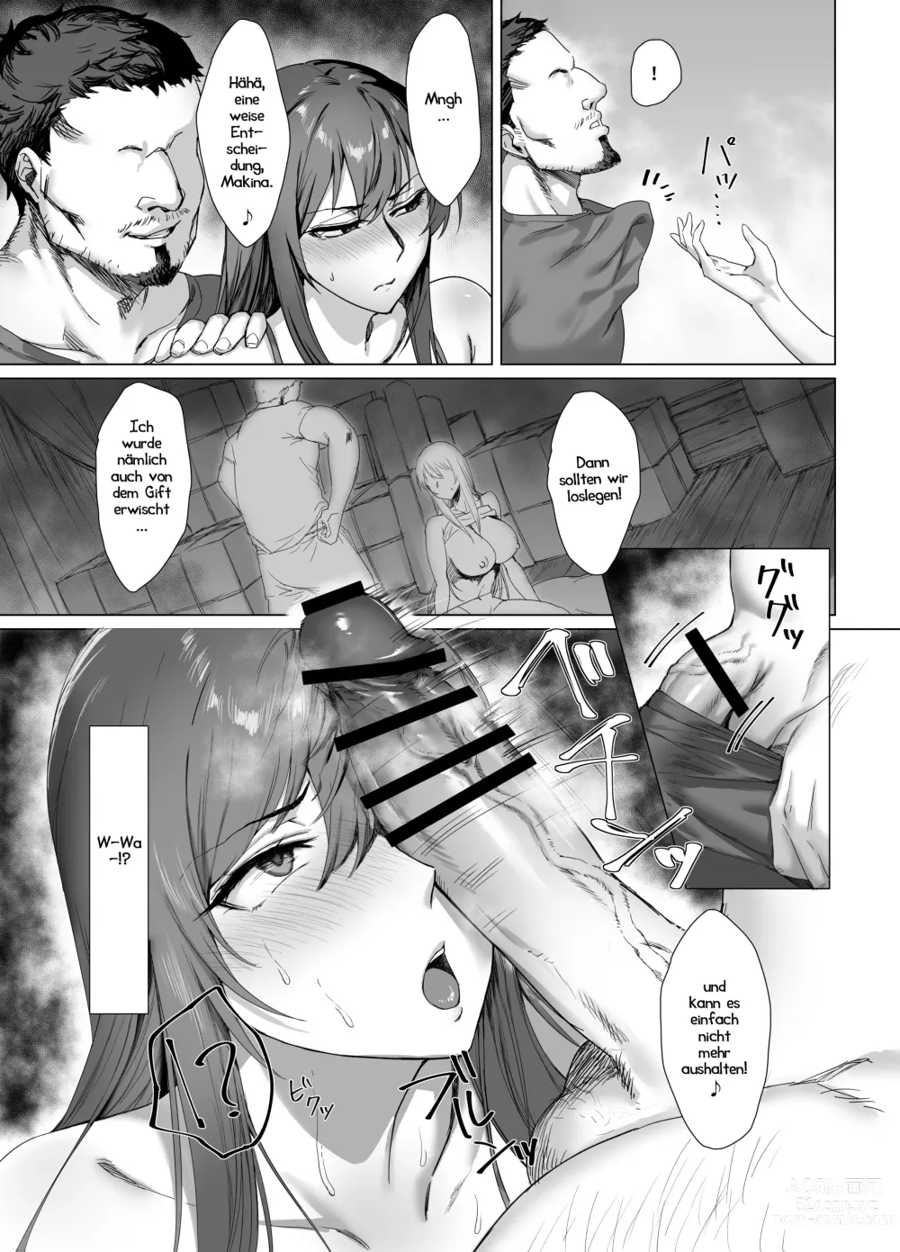 Page 15 of doujinshi Fallen: Die Feuerrote Makina auf Eskortmission