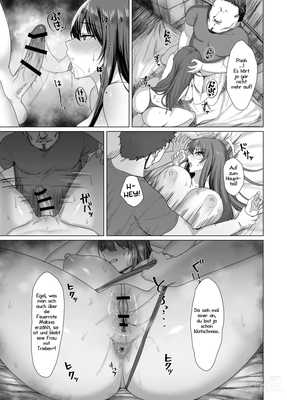 Page 19 of doujinshi Fallen: Die Feuerrote Makina auf Eskortmission