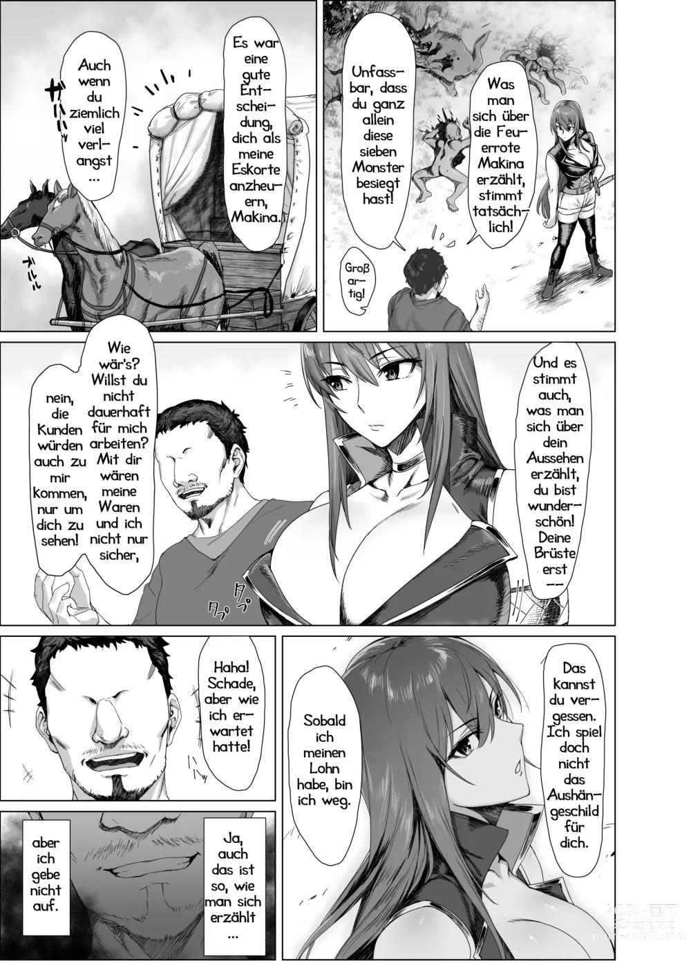 Page 5 of doujinshi Fallen: Die Feuerrote Makina auf Eskortmission