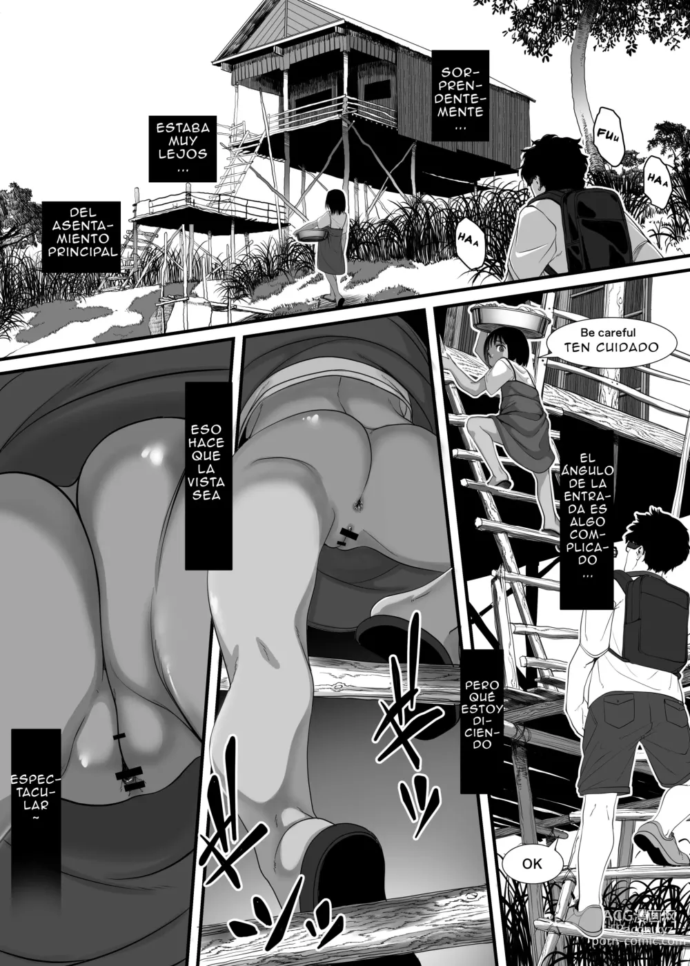 Page 14 of doujinshi Una Historia sobre cómo compré un coño suave mientras sacaba fotos cuando orinaban en un barrio pobre de Asia