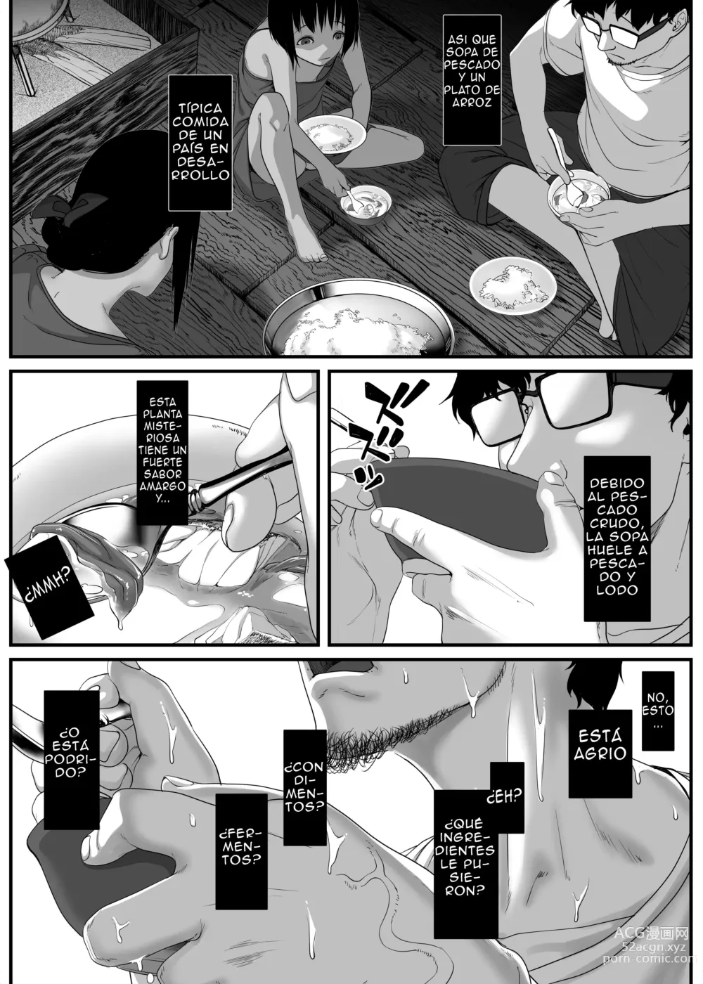 Page 52 of doujinshi Una Historia sobre cómo compré un coño suave mientras sacaba fotos cuando orinaban en un barrio pobre de Asia