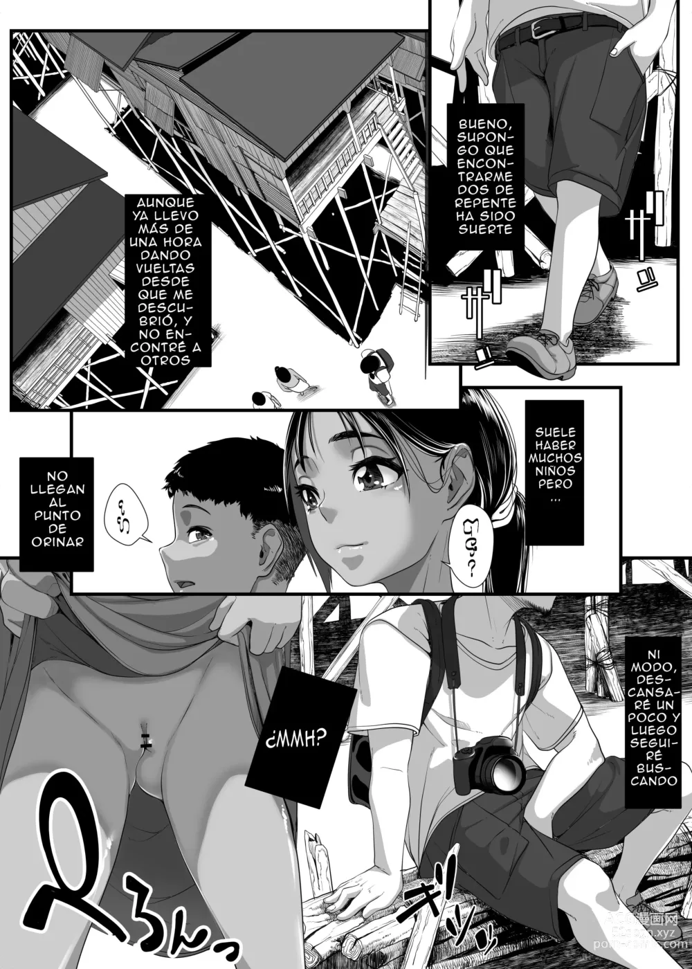 Page 8 of doujinshi Una Historia sobre cómo compré un coño suave mientras sacaba fotos cuando orinaban en un barrio pobre de Asia