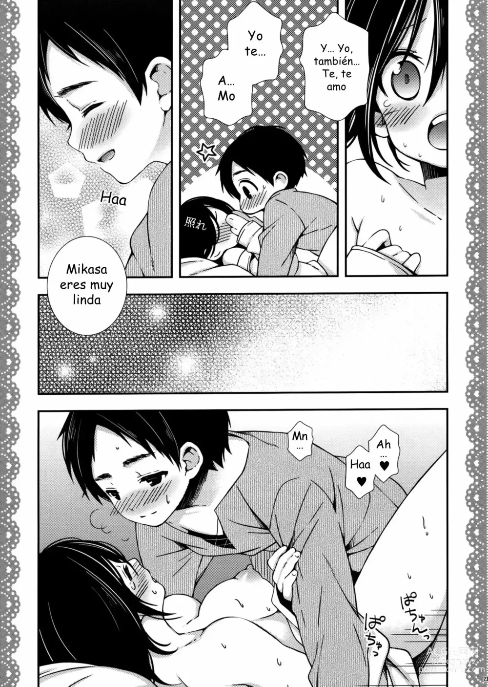 Page 22 of doujinshi Mikasa ga Eren ni Eroikoto Suru Hon