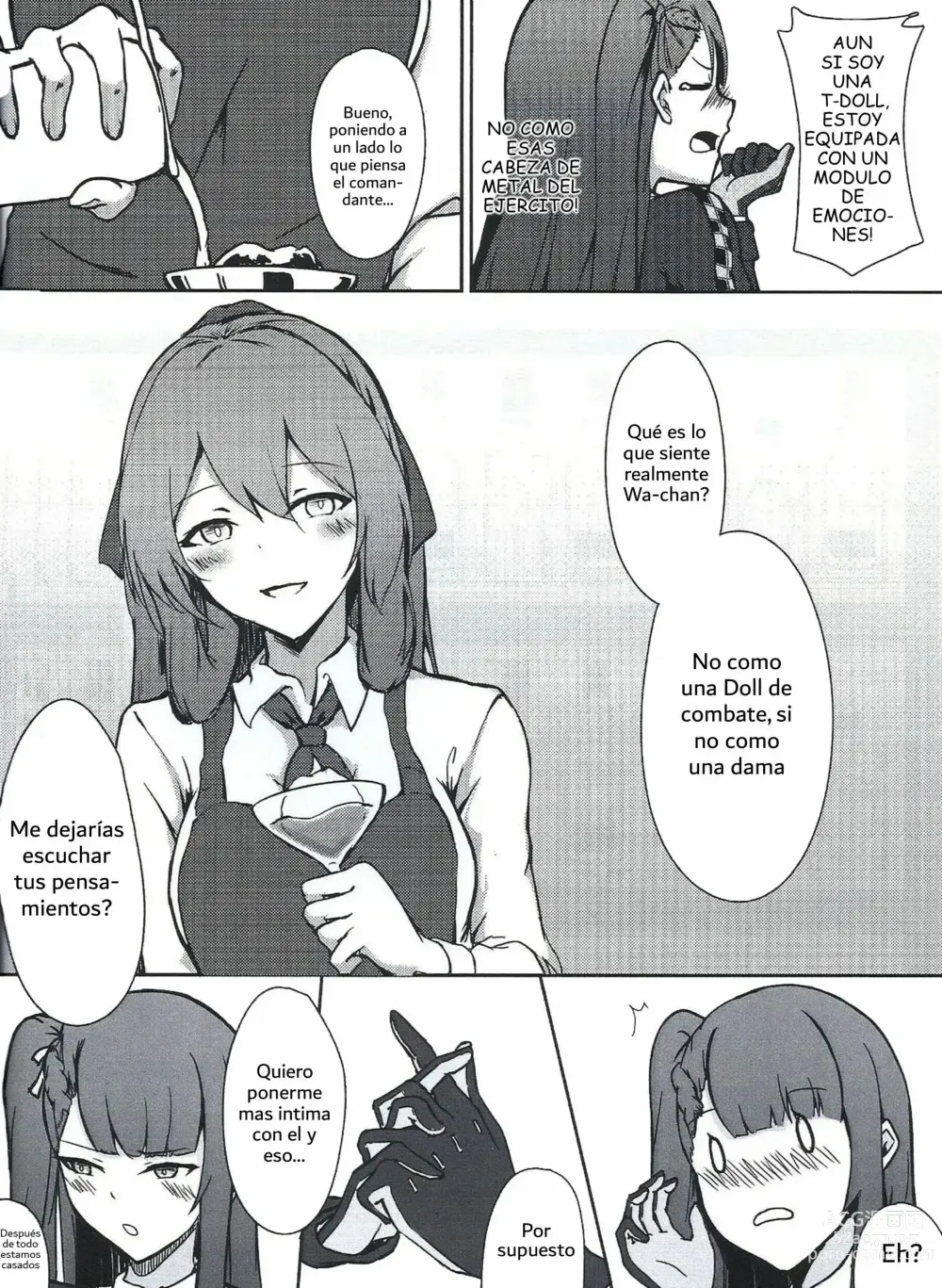 Page 3 of doujinshi I dont know what to title this book, but anyway it's about WA2000