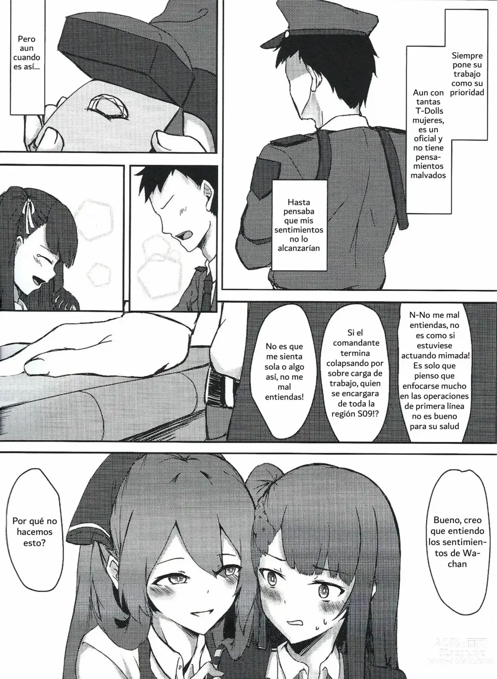 Page 4 of doujinshi I dont know what to title this book, but anyway it's about WA2000