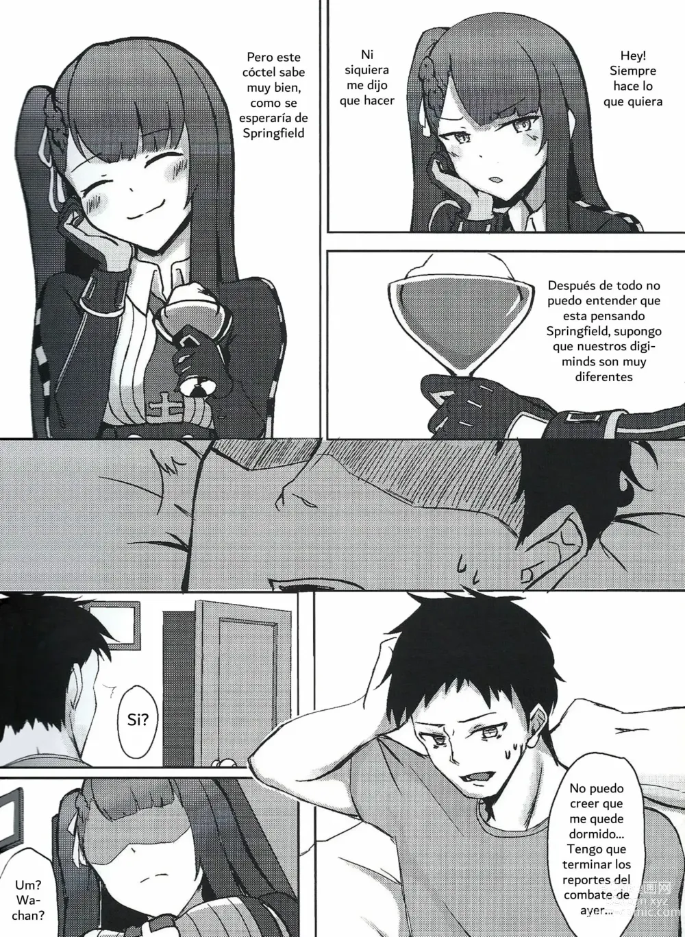 Page 7 of doujinshi I dont know what to title this book, but anyway it's about WA2000