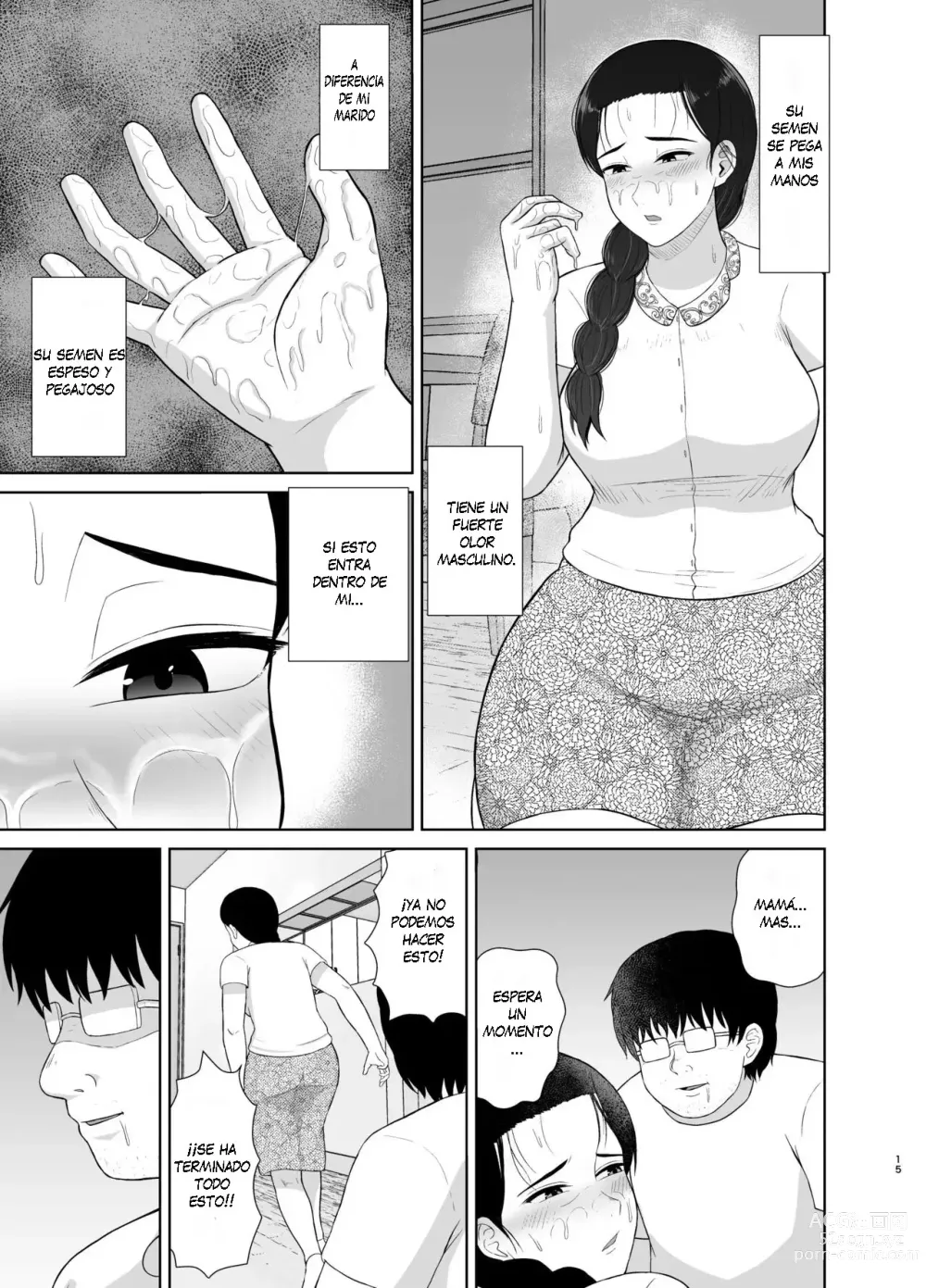 Page 16 of doujinshi Haha wa Omocha 1