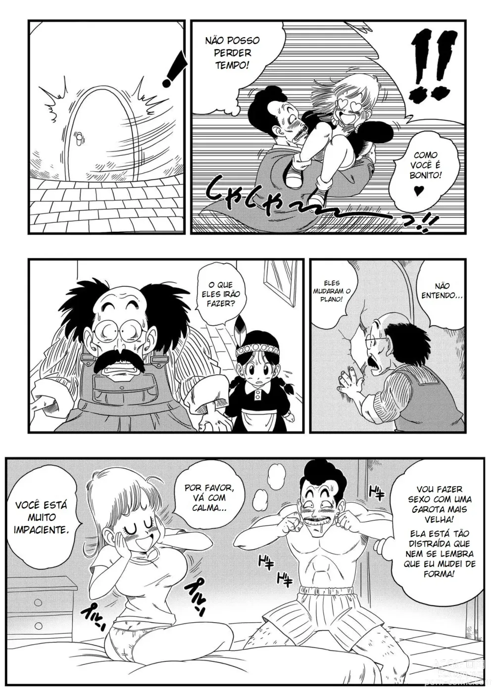 Page 4 of doujinshi Dagonball - Oolonga Engana a Bulma