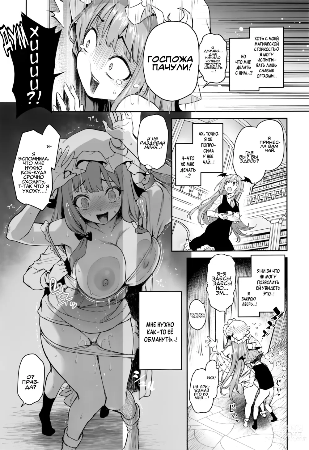 Page 9 of doujinshi Пачули и Тайная комната (decensored)