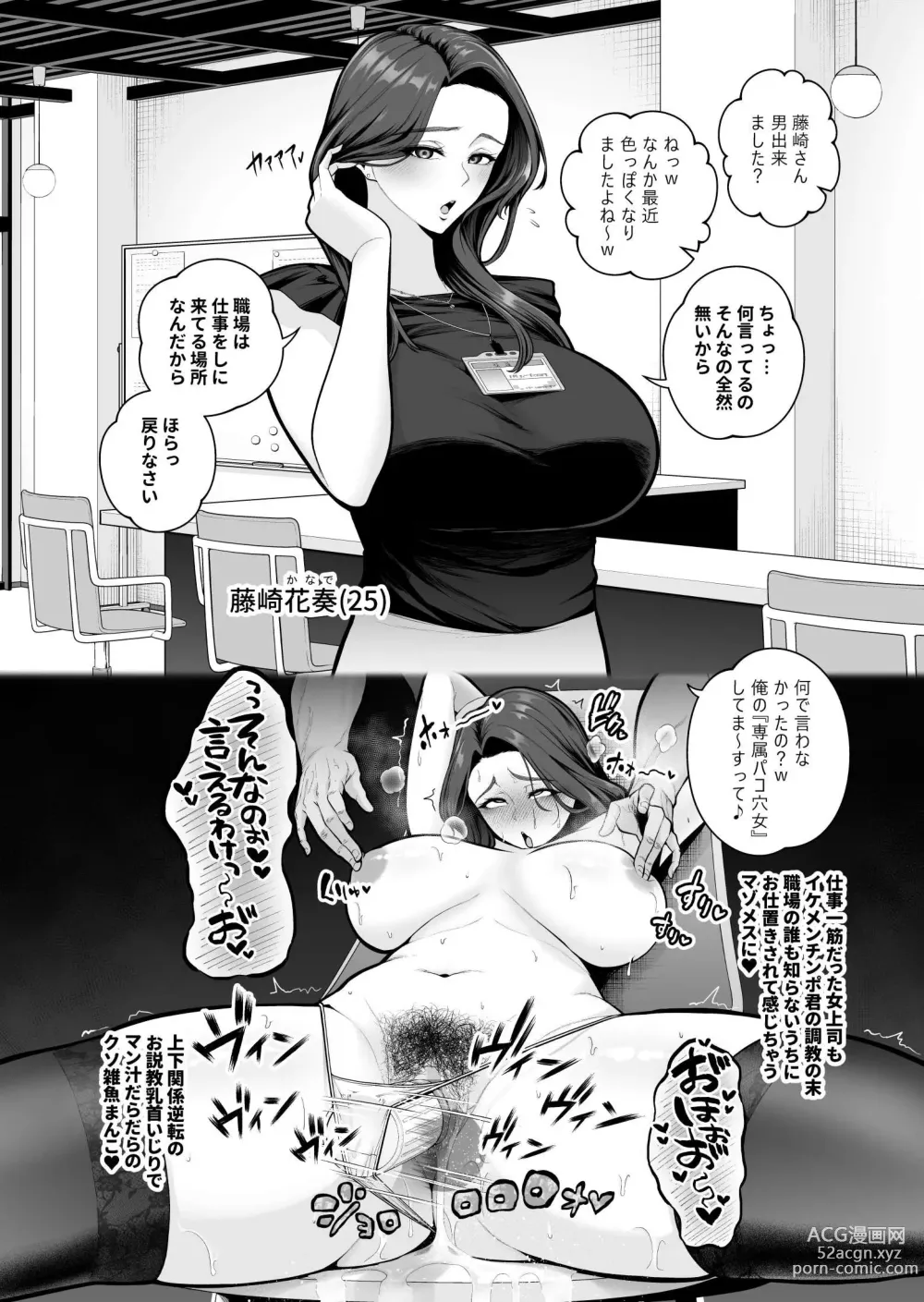 Page 1 of manga Dokushin PowerHara Onna Joshi, Ikemen Chinpo-kun ni Mesu ni Sareru. 2