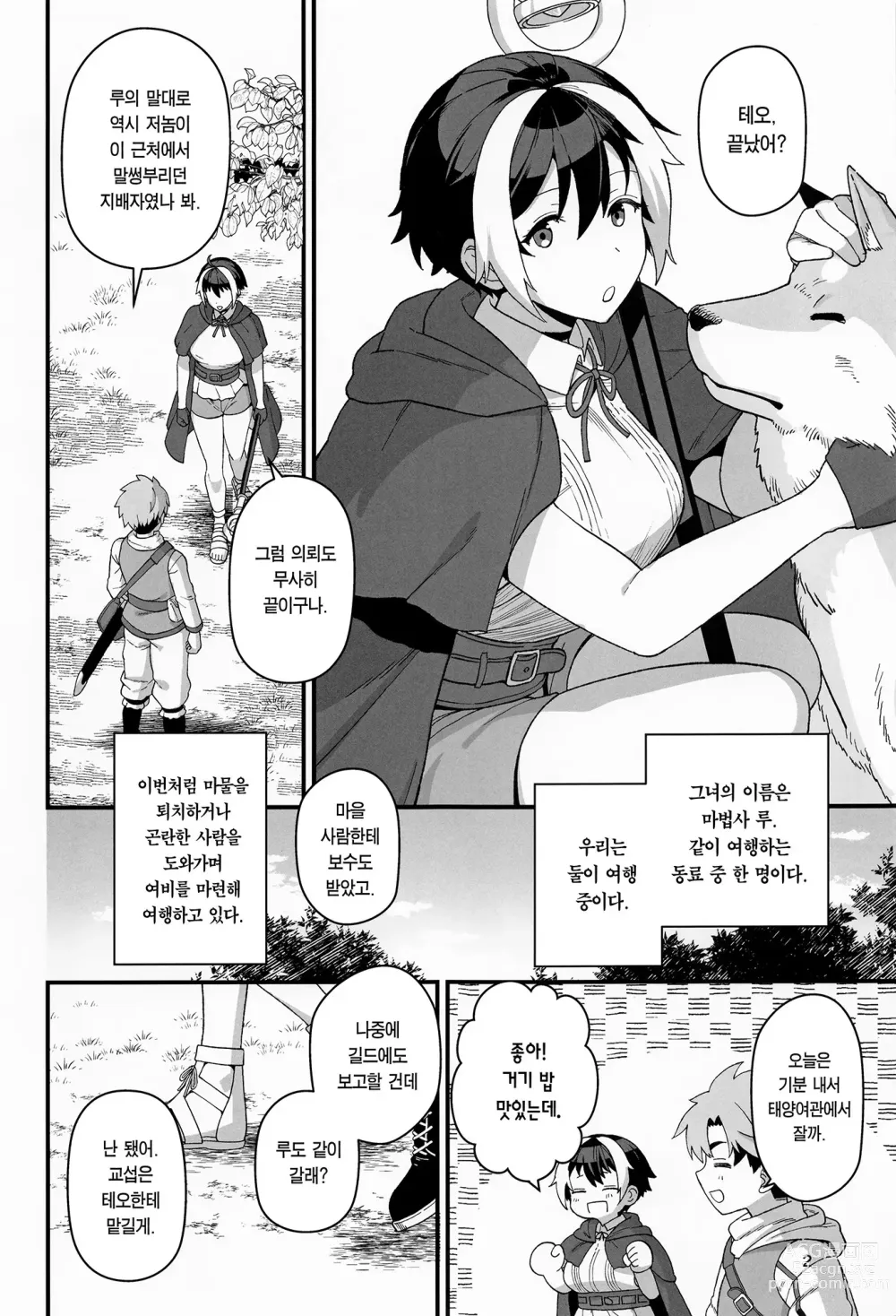 Page 3 of doujinshi 마법의 대가