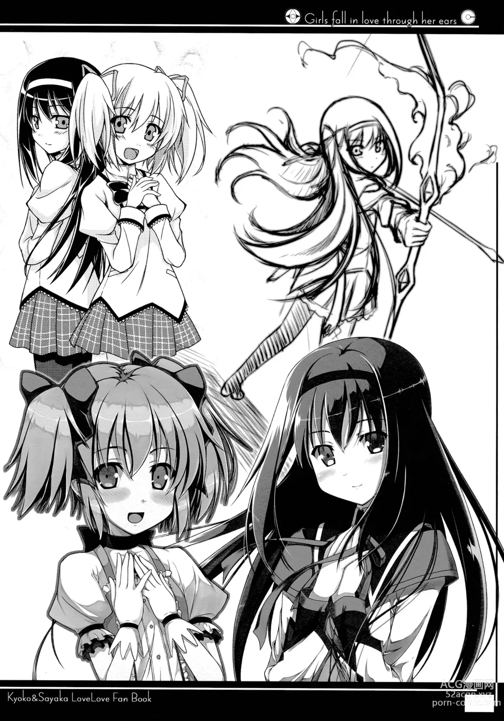 Page 23 of doujinshi Girls fall in love through her ears