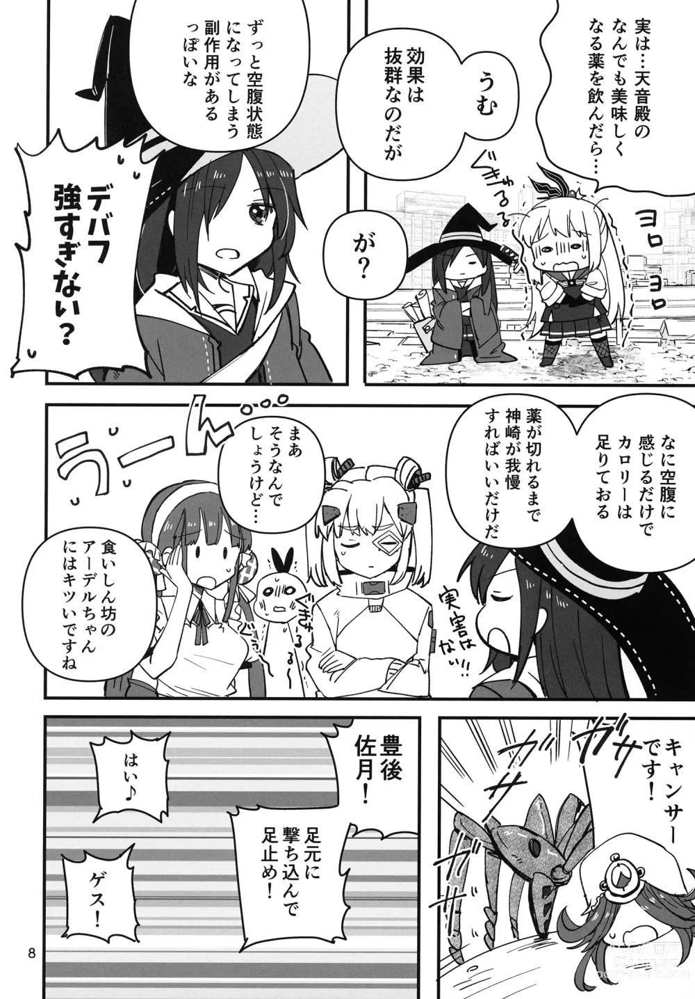 Page 8 of doujinshi Shinobanu Ninja wa Kuishinbou