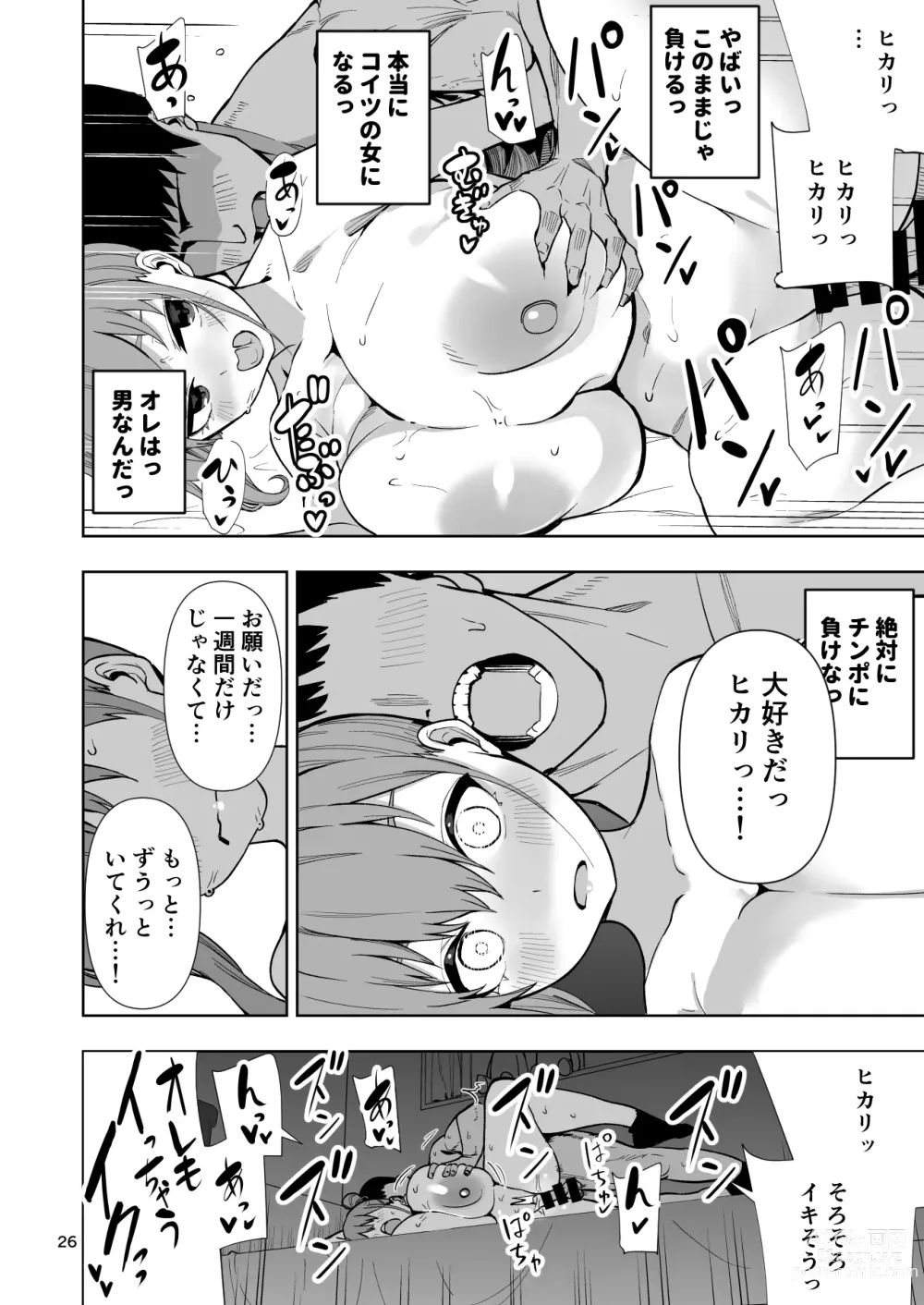 Page 27 of doujinshi TS娘ヒカリちゃんはライバルなんかに負けない!