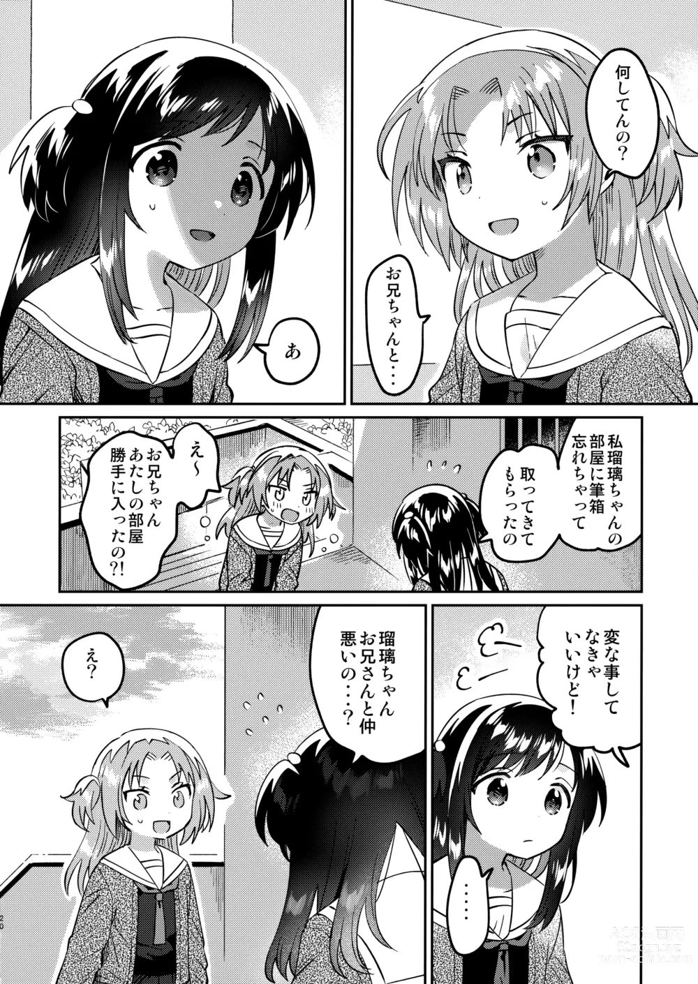 Page 19 of doujinshi Imouto no Kawari