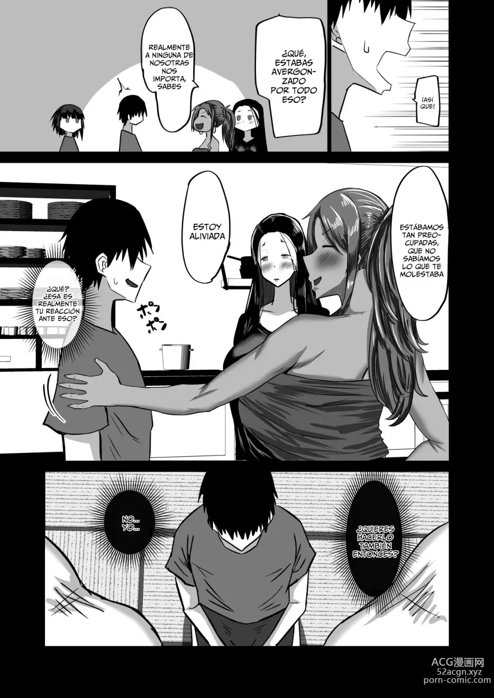 Page 134 of doujinshi Mi Amigo El Idiota De Pene Enorme Se Ha Estado Follando A Mis Hermanas Mayores En Mi Ciudad Natal