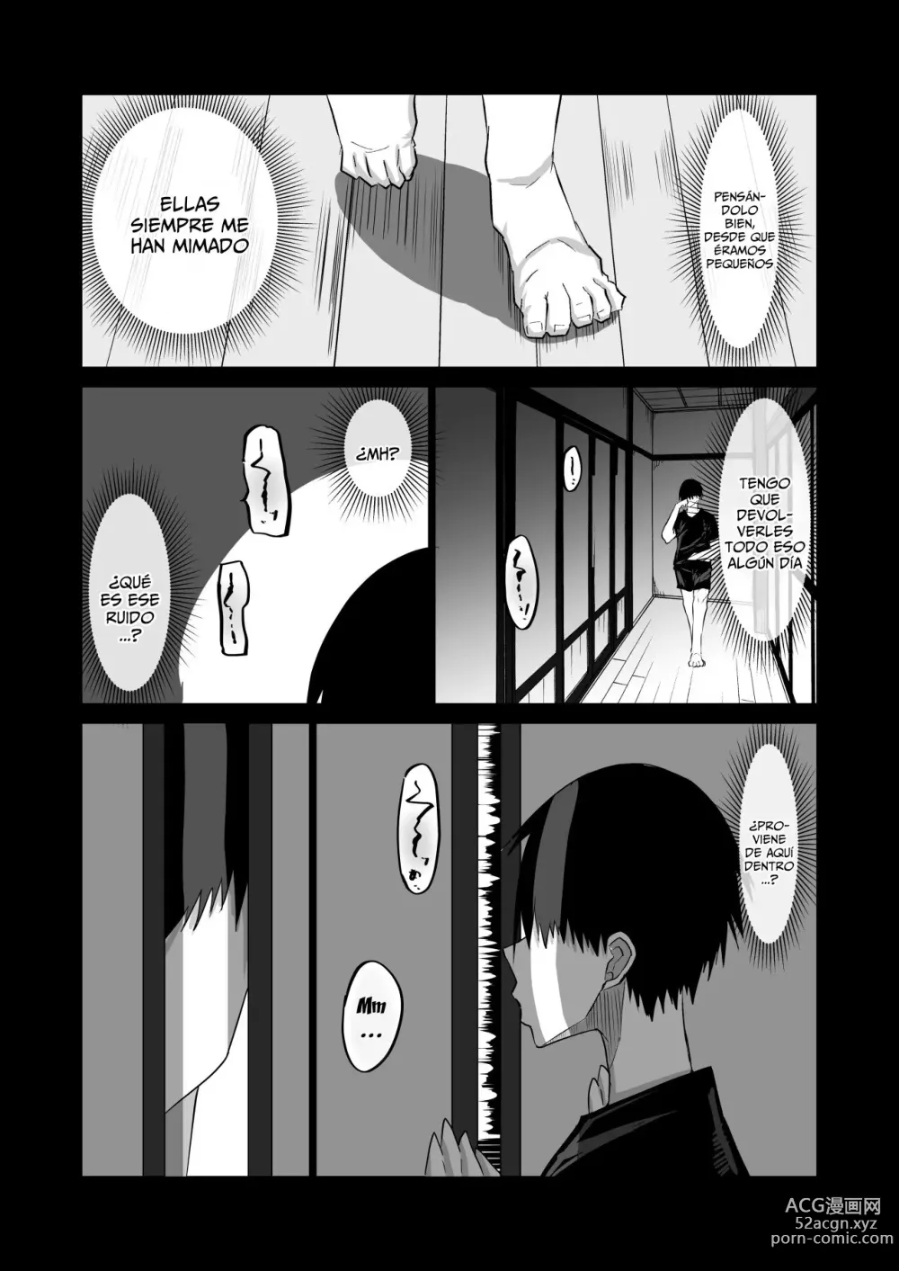 Page 17 of doujinshi Mi Amigo El Idiota De Pene Enorme Se Ha Estado Follando A Mis Hermanas Mayores En Mi Ciudad Natal