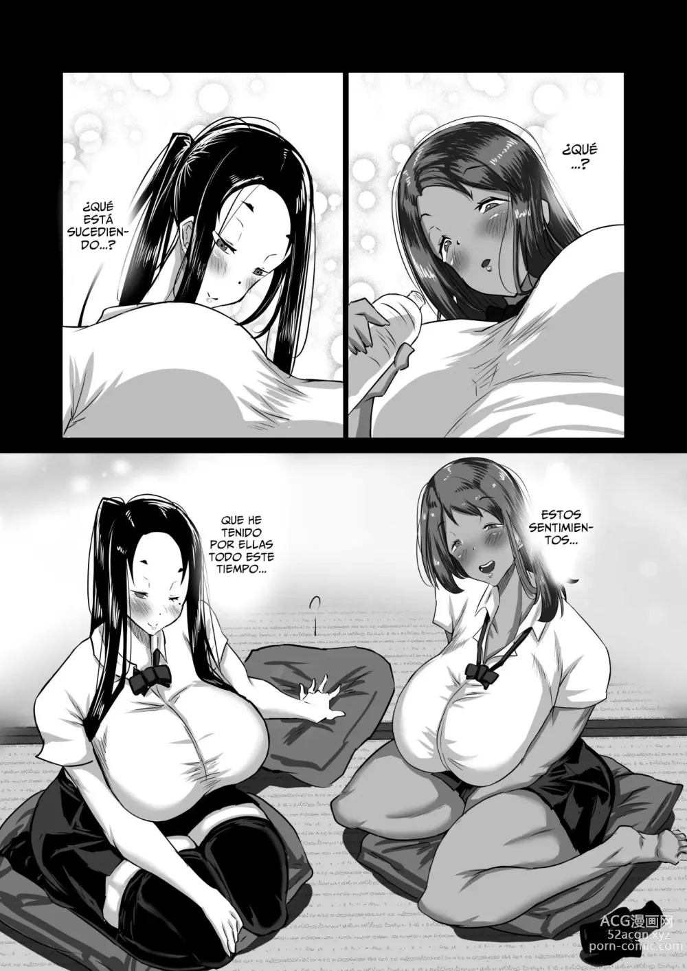 Page 34 of doujinshi Mi Amigo El Idiota De Pene Enorme Se Ha Estado Follando A Mis Hermanas Mayores En Mi Ciudad Natal