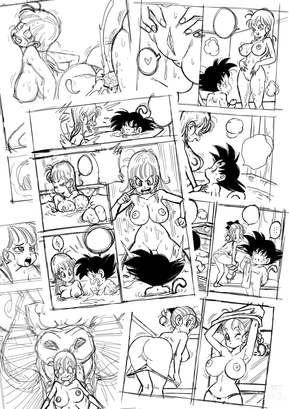 Page 28 of doujinshi Dragon Ball - Sexo Na Banheira