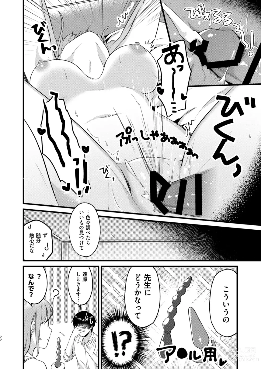 Page 19 of doujinshi Sensei, Kimochi Ii?