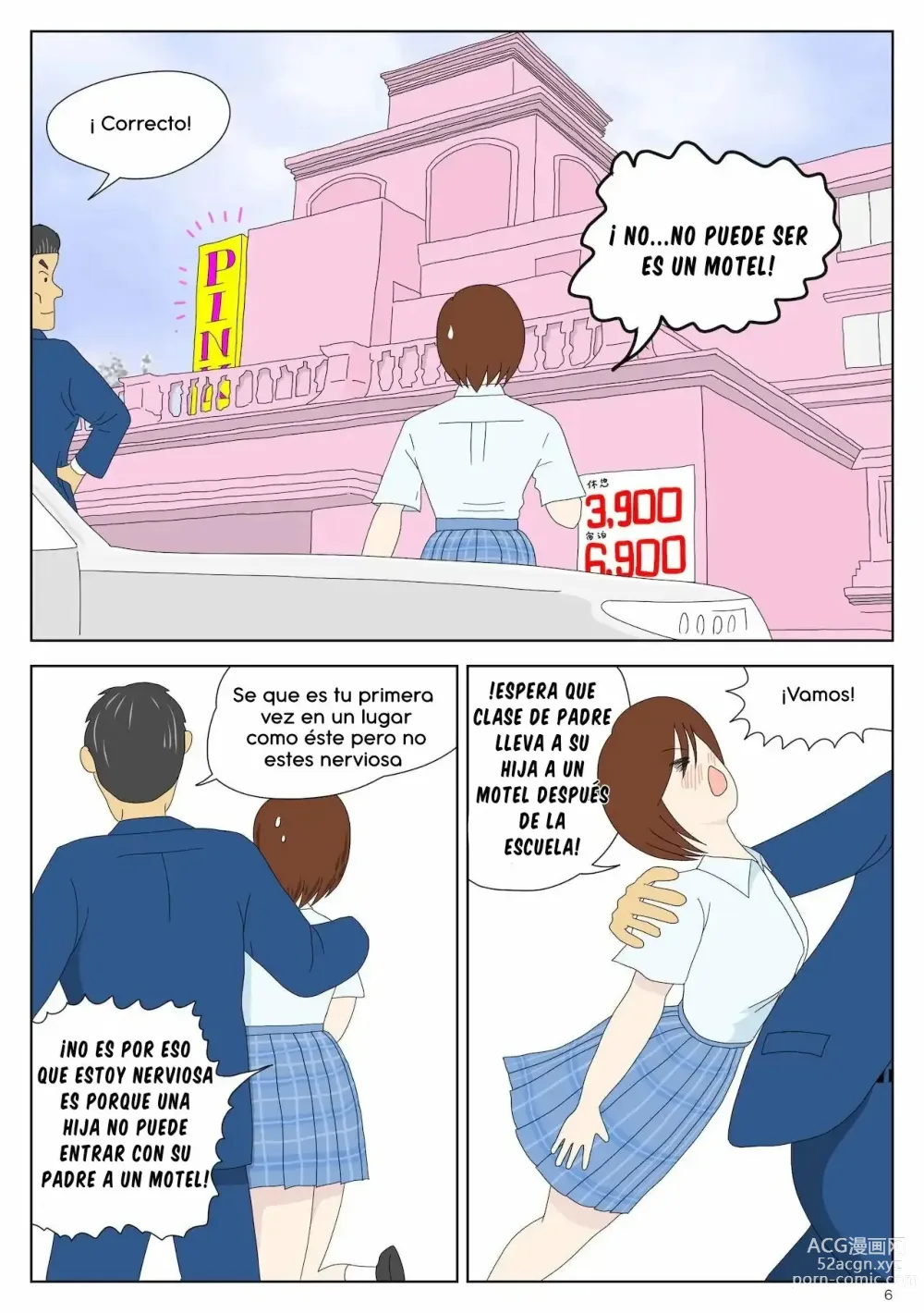 Page 6 of doujinshi Chica Acosada por su Padre