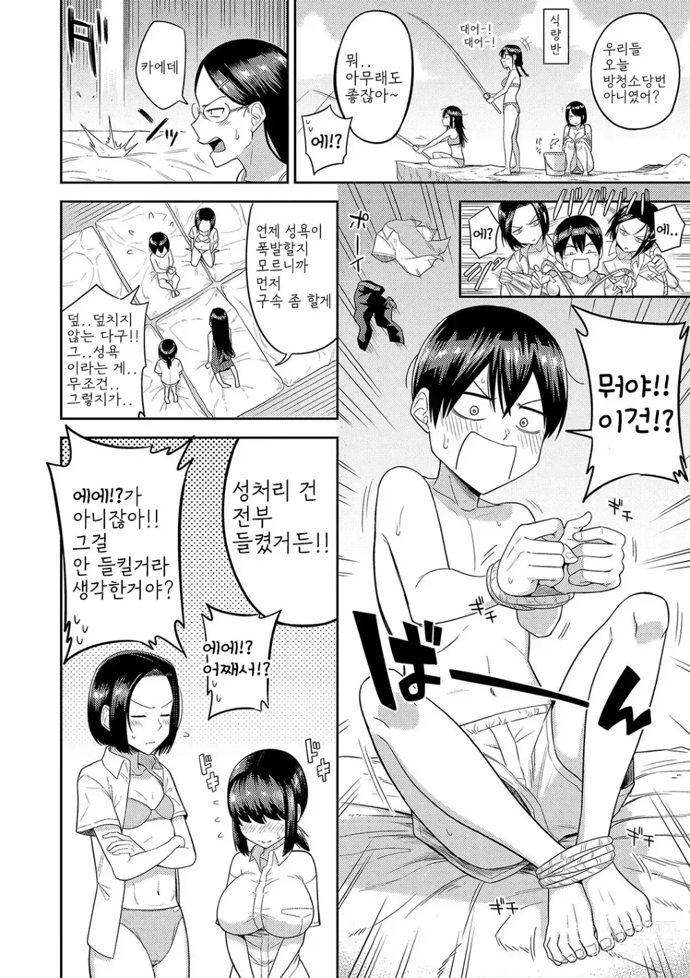 Page 54 of manga Mujintou de, SEX ni Kyoumi Shinshin na Dosukebe InCha Joshi-tachi to Harem Life