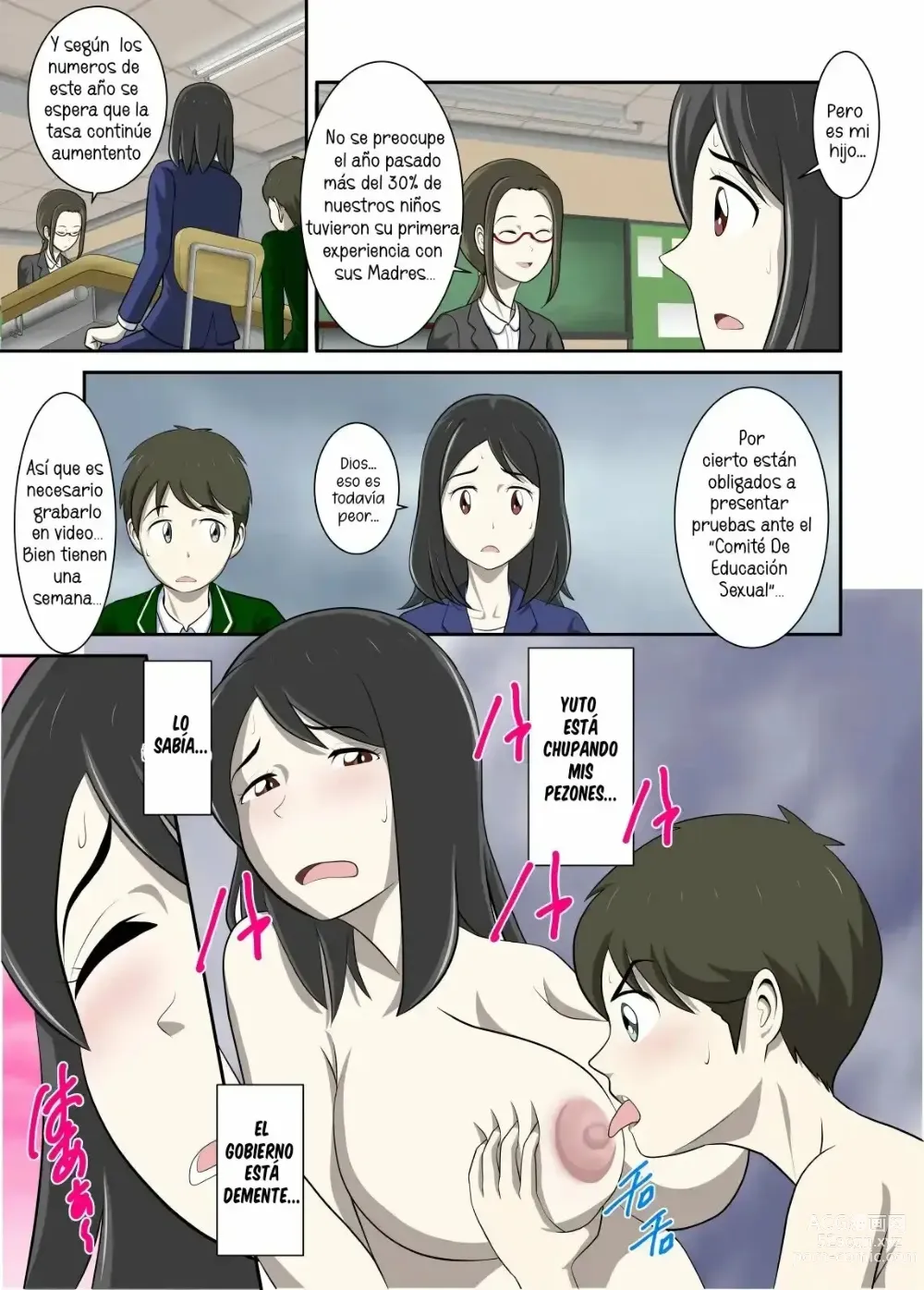 Page 10 of doujinshi La Ley Obligó a una Madre a Mantener una Relacion Incestuosa