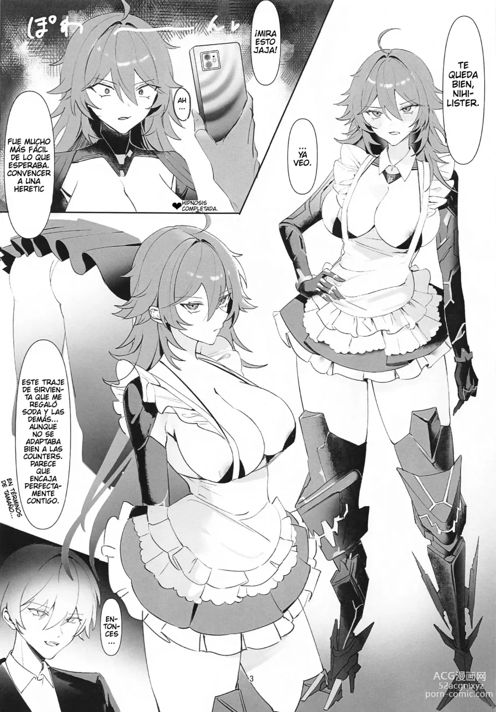 Page 2 of doujinshi Iron na Nikke to Ecchi Suru Hon