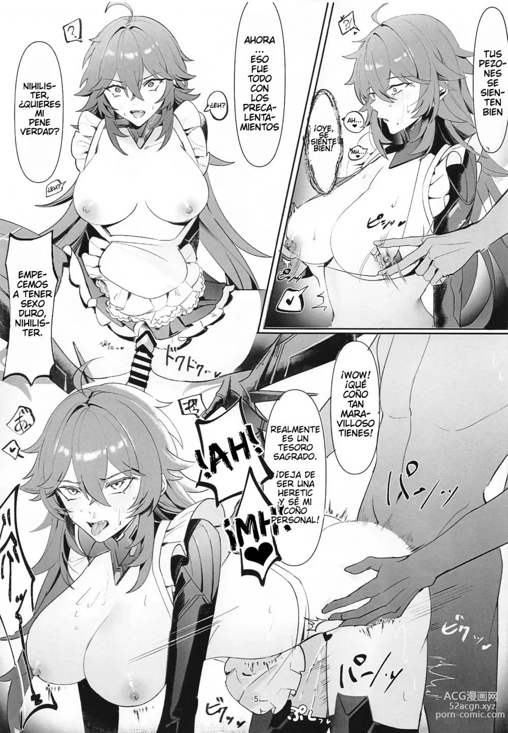 Page 4 of doujinshi Iron na Nikke to Ecchi Suru Hon