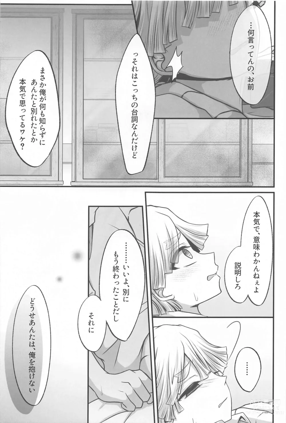 Page 11 of doujinshi Douse Anta wa  Ore o  Dakenai