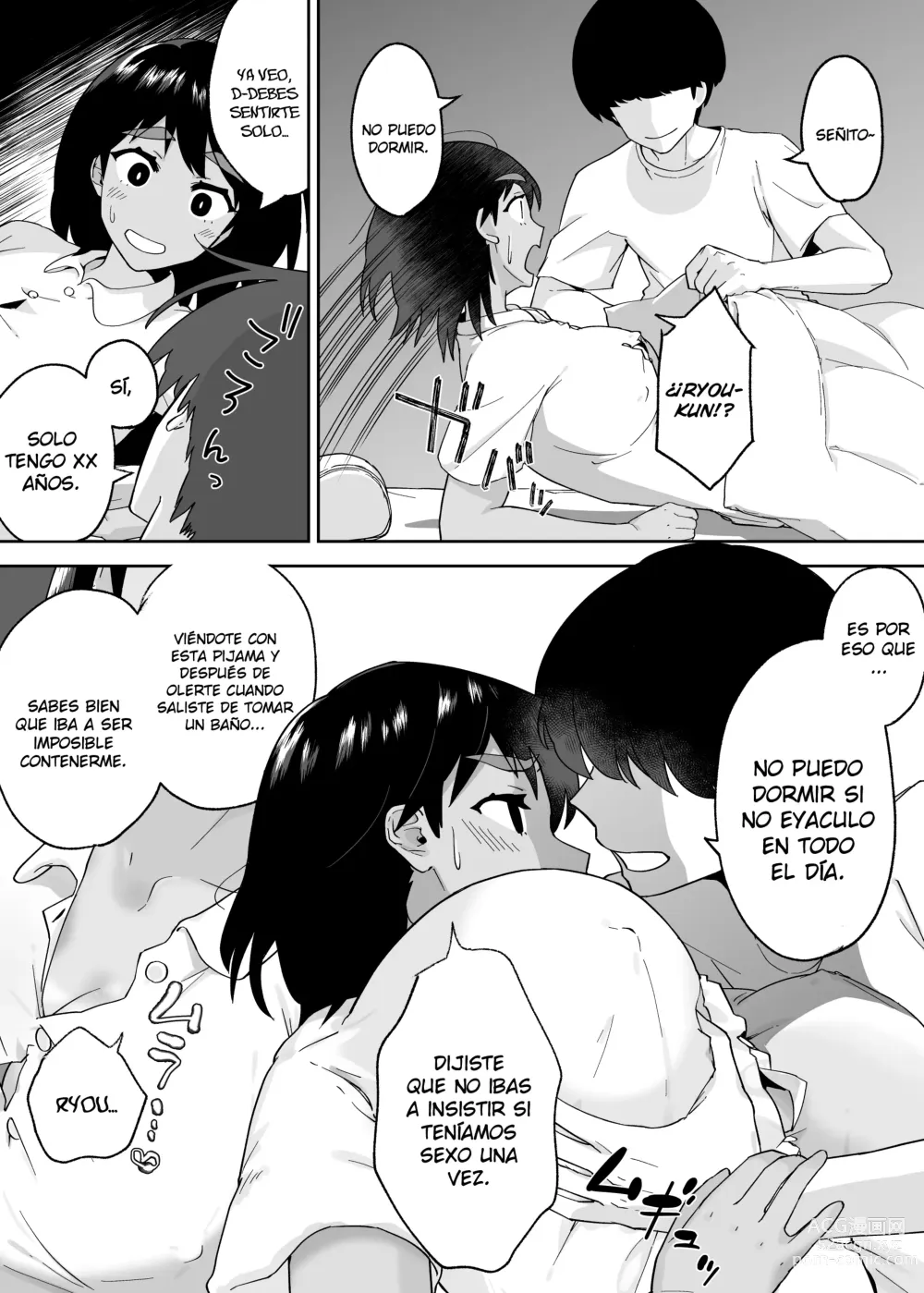 Page 12 of doujinshi Hitotsu Yane no Shita de Kaa-san ga Netorare Teru~Tomo Chin ni Ochita Haha to Sore ni Mezameru Ore 2~