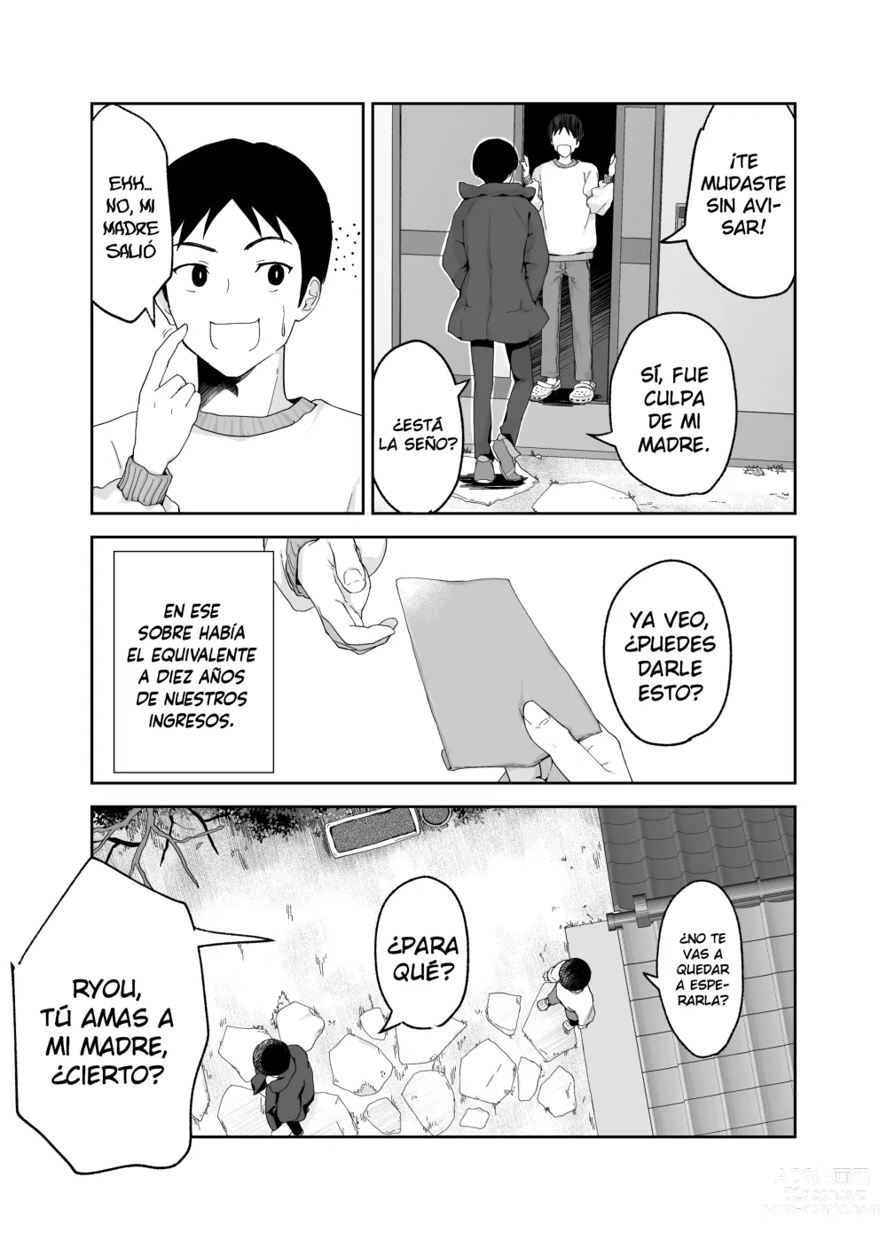 Page 48 of doujinshi Hitotsu Yane no Shita de Kaa-san ga Netorare Teru~Tomo Chin ni Ochita Haha to Sore ni Mezameru Ore 2~