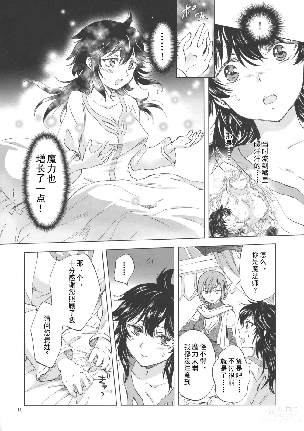 Page 15 of doujinshi Seinaru Chichi no Elf Hime