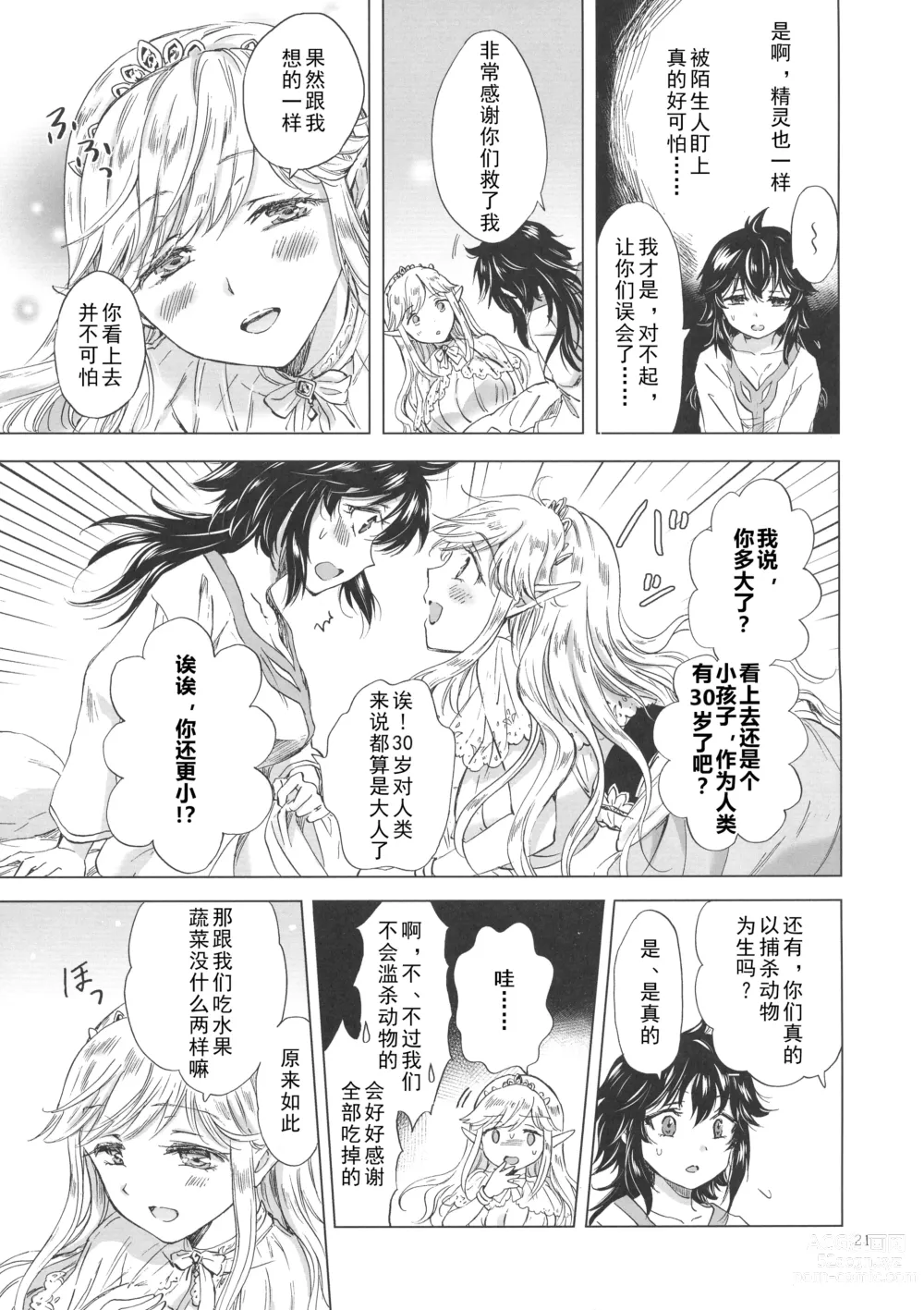 Page 20 of doujinshi Seinaru Chichi no Elf Hime