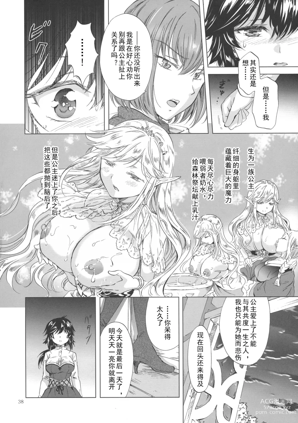 Page 37 of doujinshi Seinaru Chichi no Elf Hime