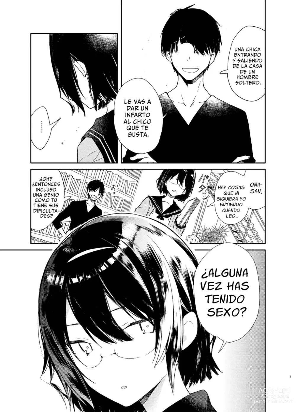 Page 6 of doujinshi Chiteki Bungaku Bishoujo to Ikimakuri Obenkyou Ecchi